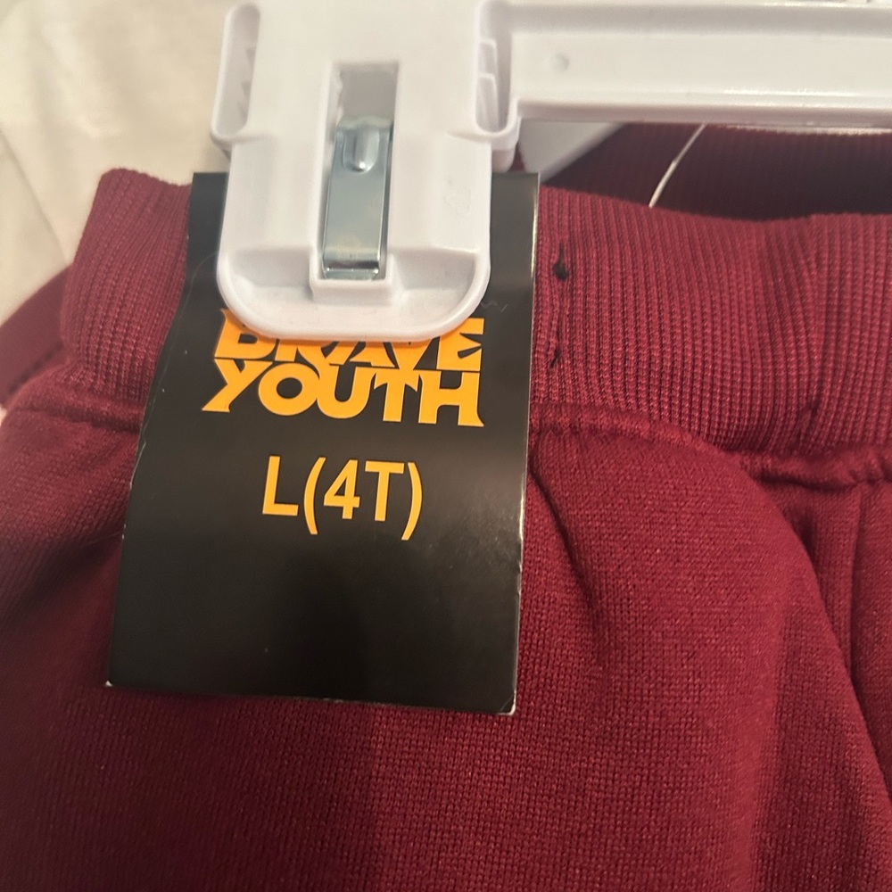 ✅ NWT Brave Youth 3-Piece Varsity Set — Cabernet (4T) - Picture 7 of 8